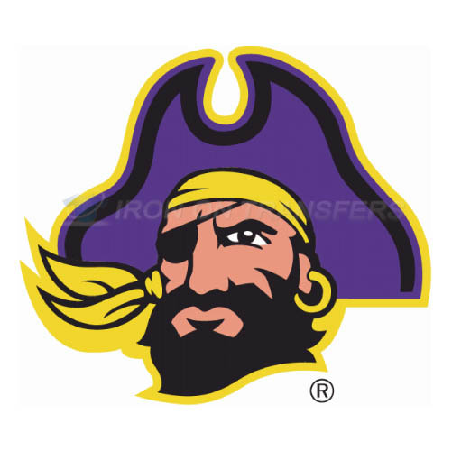 East Carolina Pirates Logo T-shirts Iron On Transfers N4302
